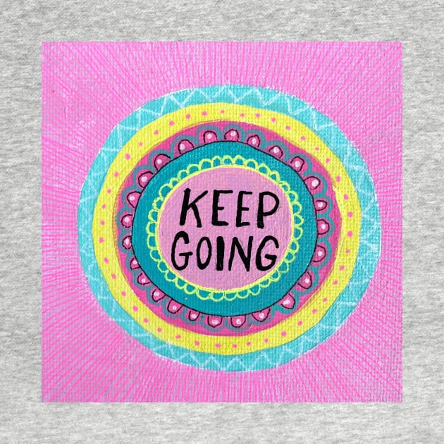 Keep Going Mandala by MyCraftyNell